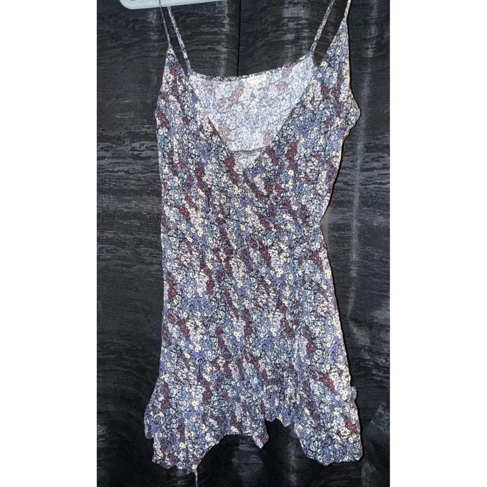 Free People Women's 2 Piece Bundle Long Sleeve Knit Top + Floral tank top small